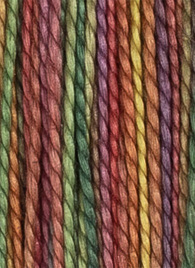 House of Embroidery No 12 Perle Thread - Multi-toned