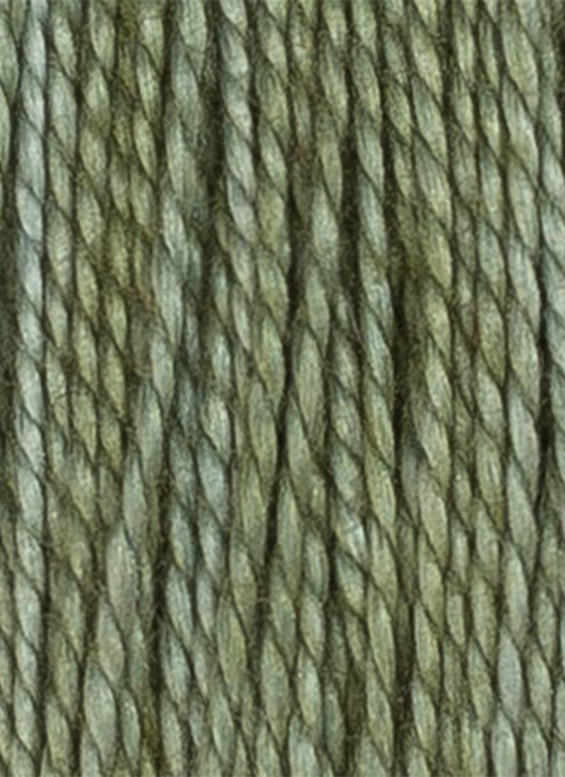 House of Embroidery No 12 Perle Thread - Muted Green Tones