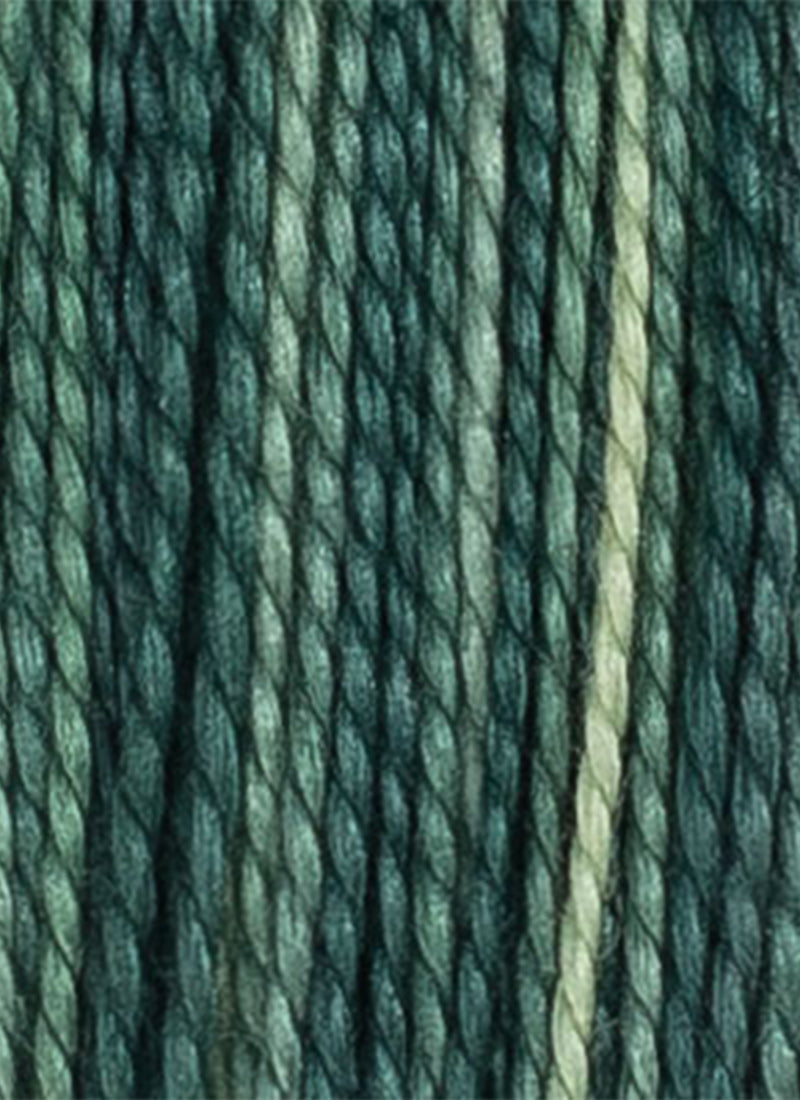 House of Embroidery No 12 Perle Thread - Green Tones