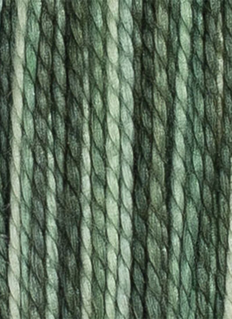 House of Embroidery No 12 Perle Thread - Green Tones