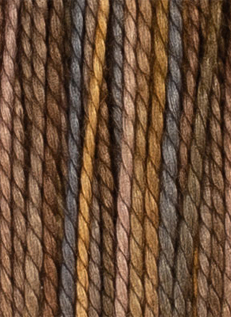 House of Embroidery No 12 Perle Thread - Brown Tones