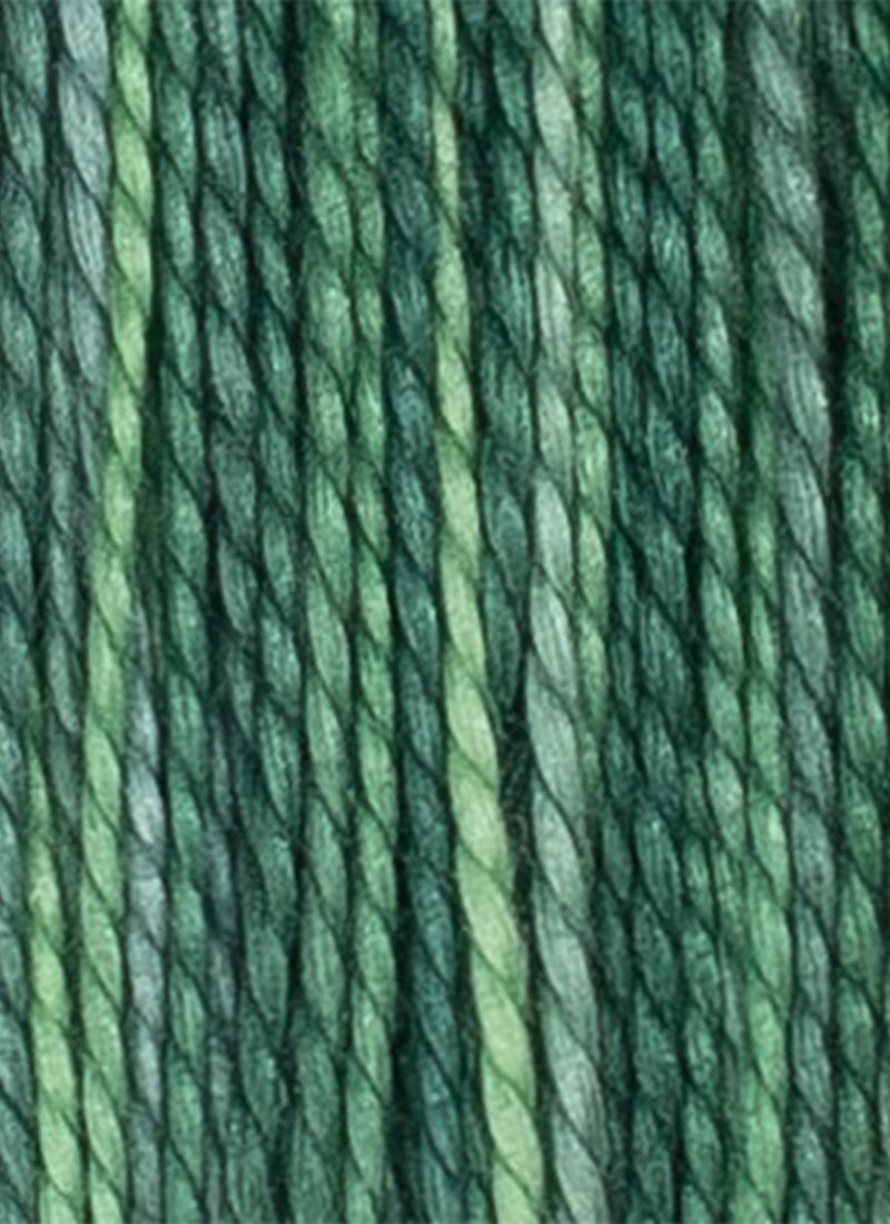 House of Embroidery No 12 Perle Thread - Green Tones