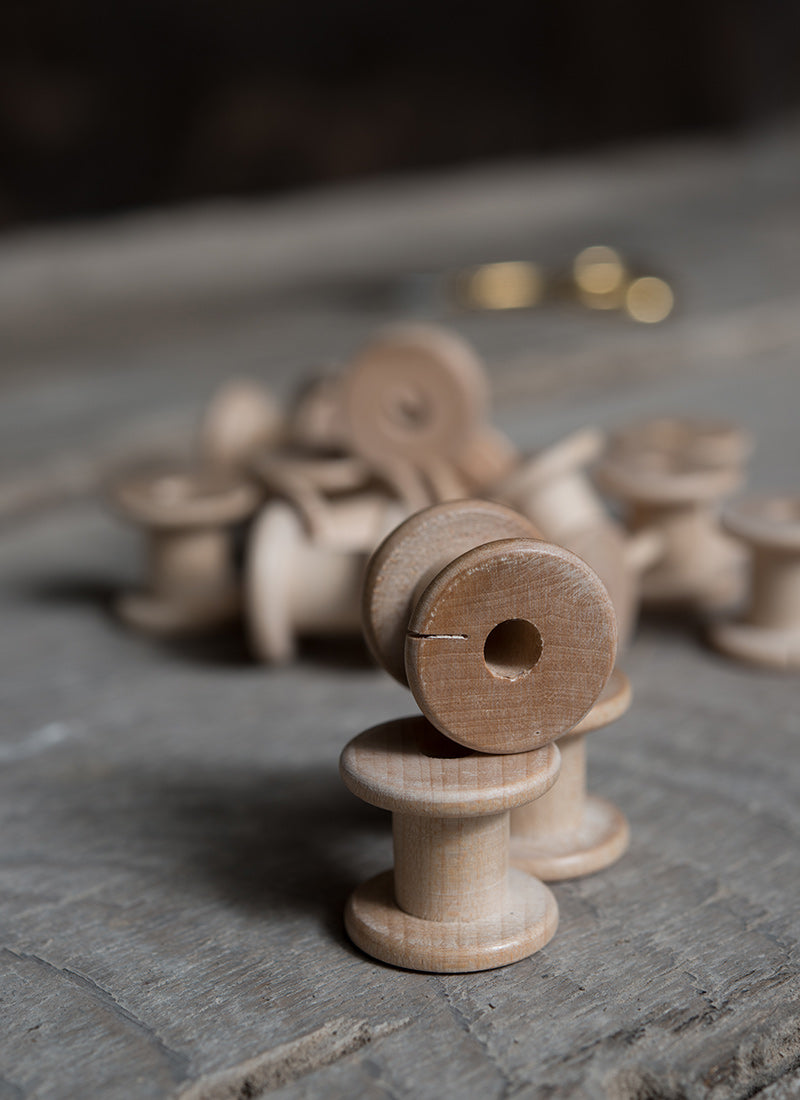 Mini Wooden Bobbins