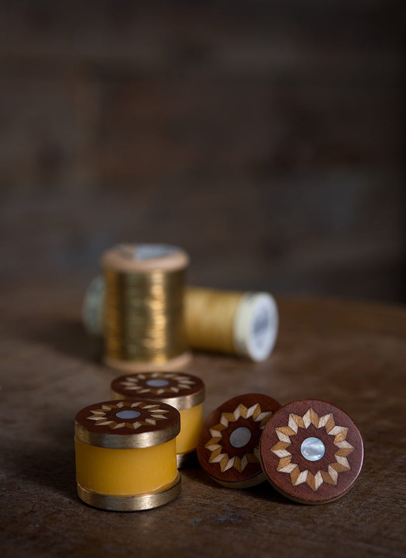 Hand-made Inlaid Thread Waxers