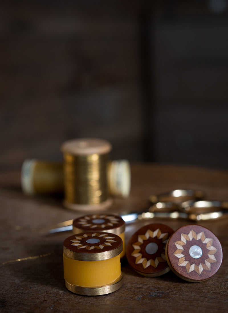 Hand-made Inlaid Thread Waxers