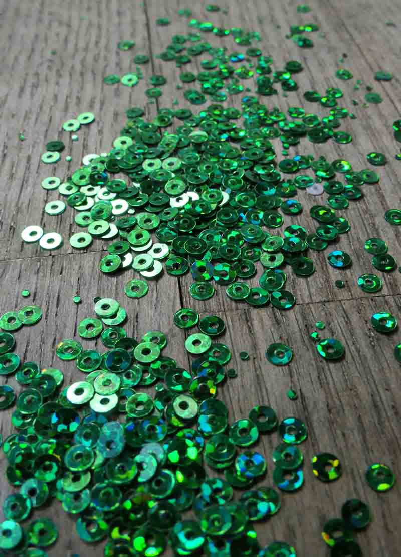 Tiny Sparkling Sequins - Blues & Greens