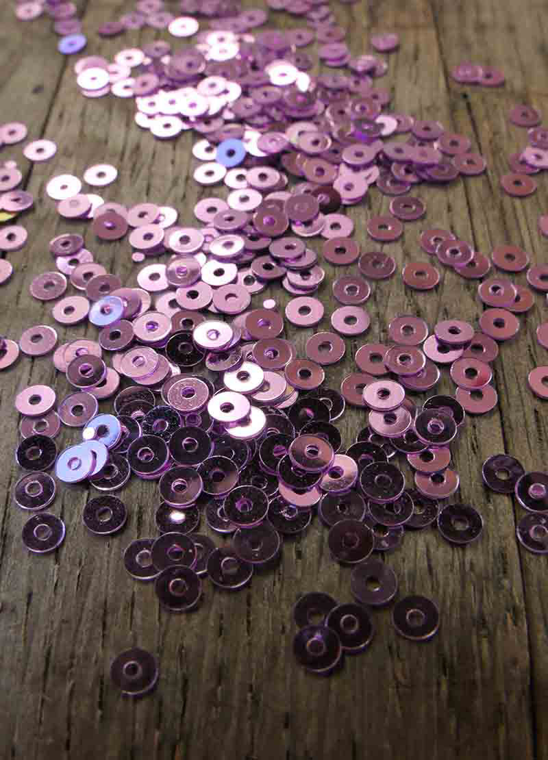 Tiny Sparkling Sequins - Purple, Cerise & Lilac
