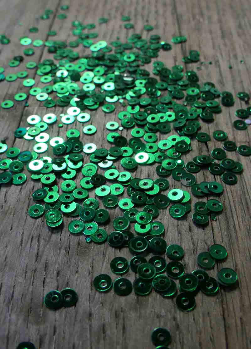 Tiny Sparkling Sequins - Blues & Greens