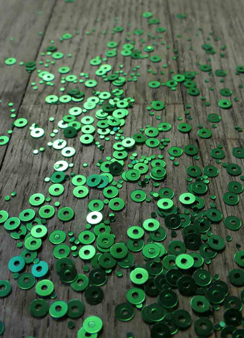 Tiny Sparkling Sequins - Blues & Greens