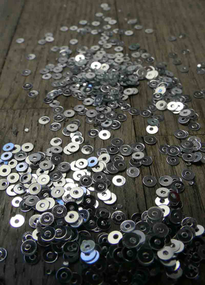 Tiny Sparkling Sequins - Cream, Gold, Silver, Copper & Bronze