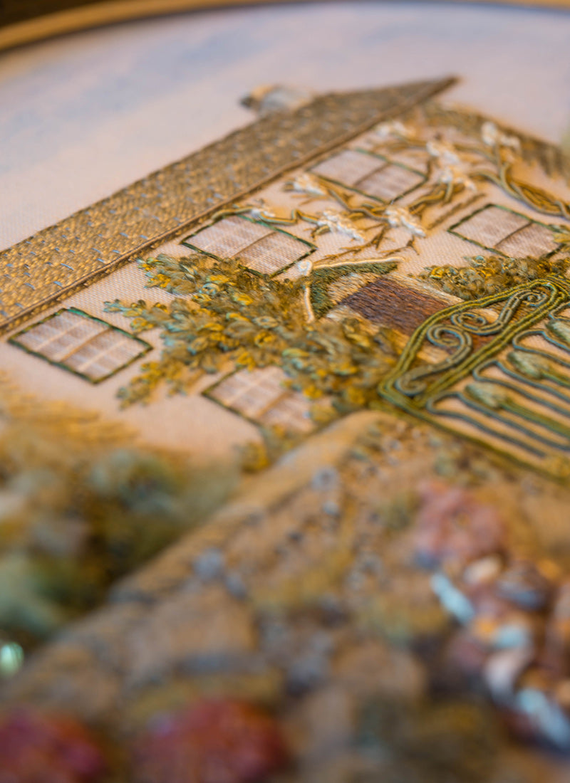 Hill Top Garden Embroidery Kit