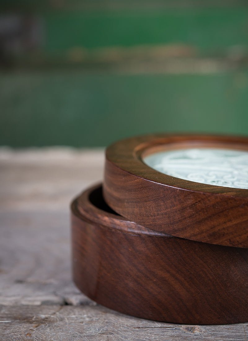 Round Wooden Box