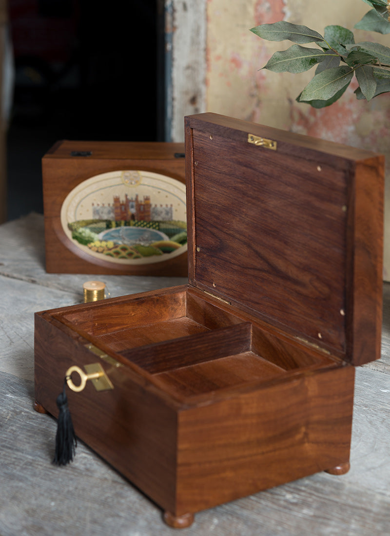 Rectangular Wooden Display Caskets