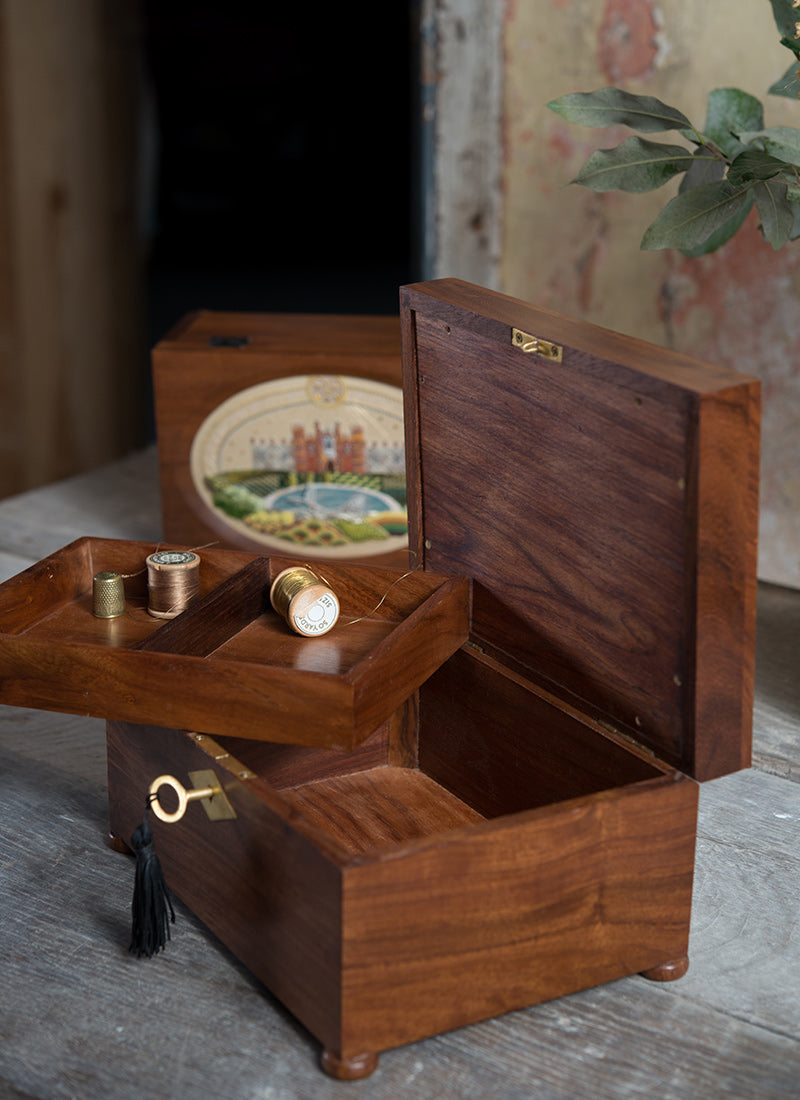 Rectangular Wooden Display Caskets