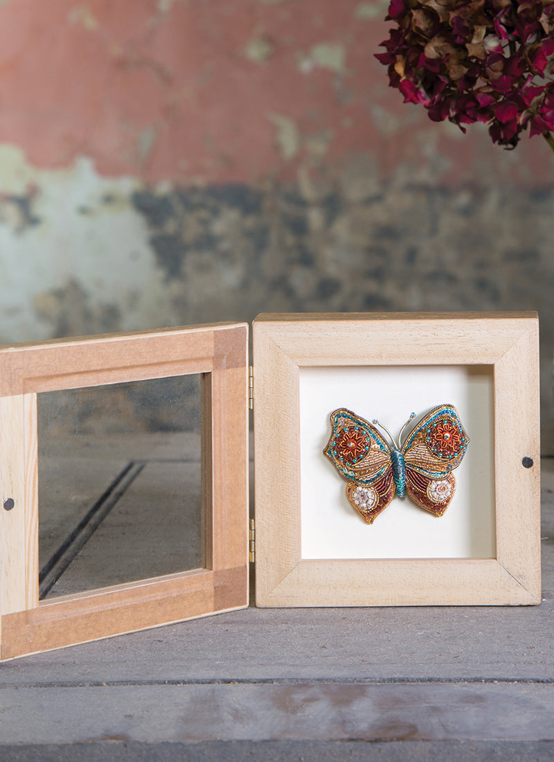 Picture Frame for Millefiori Butterfly Brooches