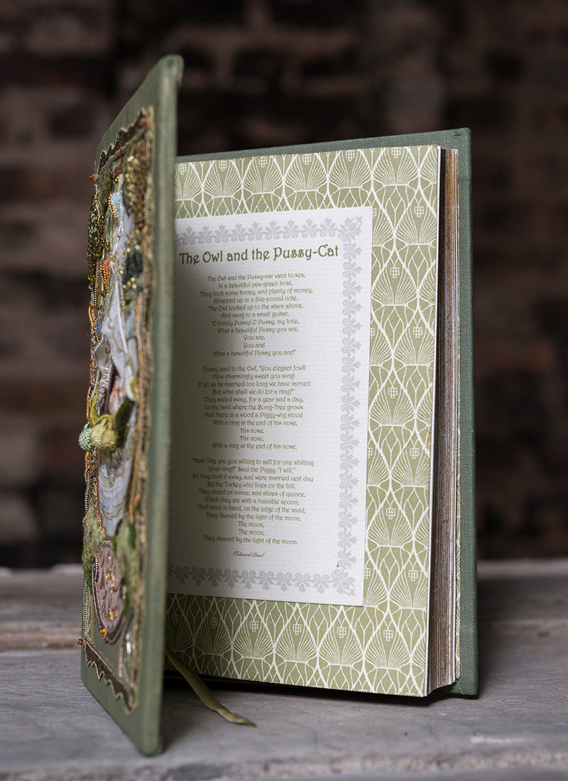 Hand-bound Book for the Owl & Pussycat Design or A Lakeland Odyssey