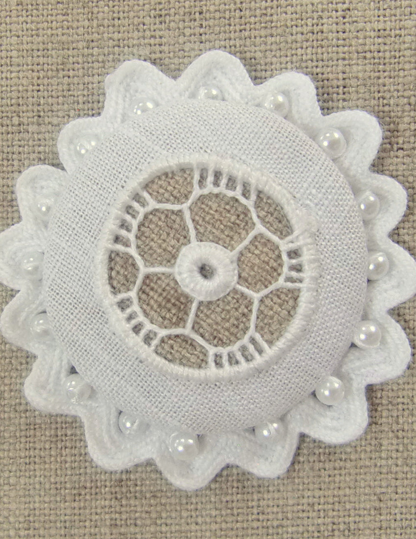 Whitework Button Collection Embroidery Kits
