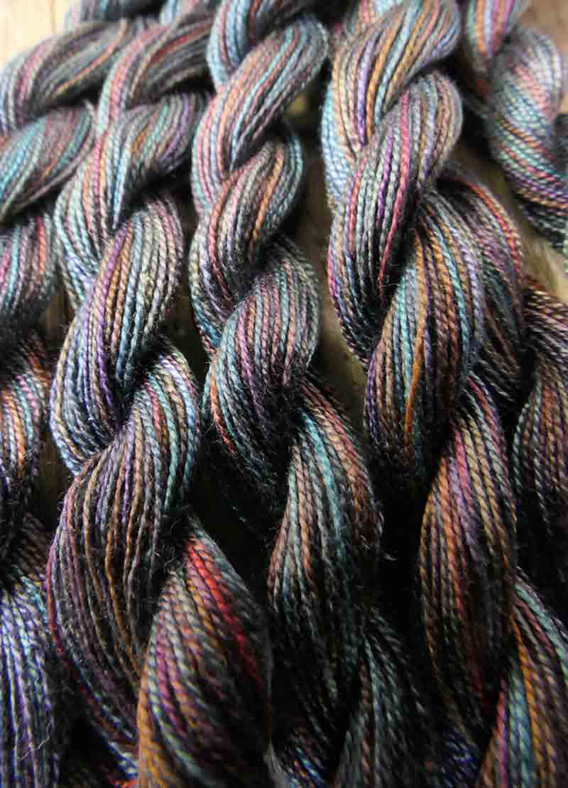 Oliver Twist Hand-Dyed Cotton Threads - Pinky-Purples