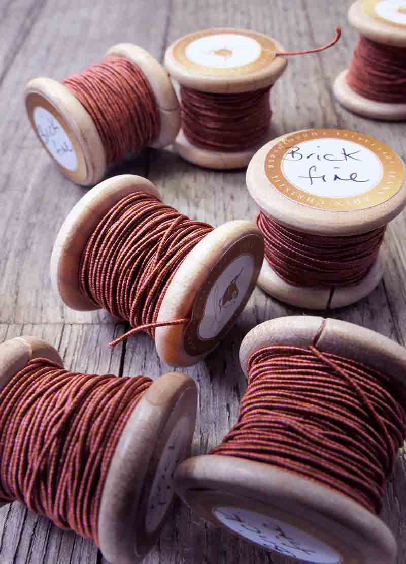 Fine Silk Gimp - Red, Pink and Orange Tones