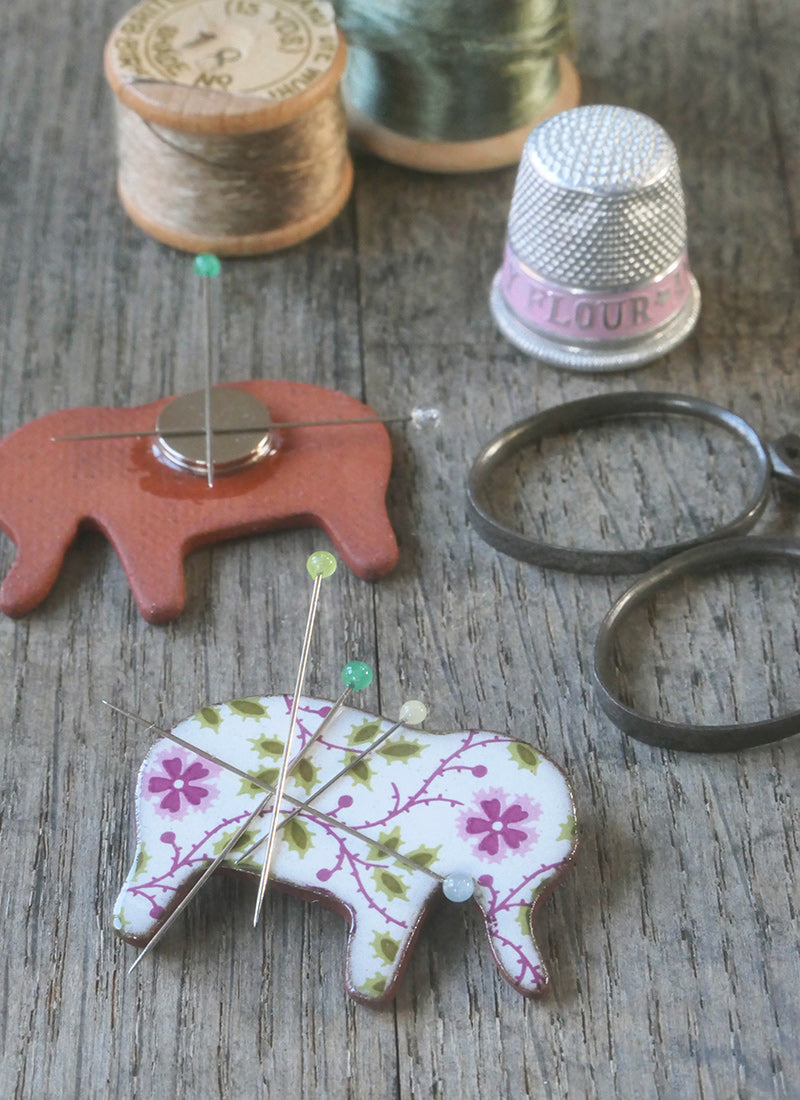 Ceramic Animal Needle Minders