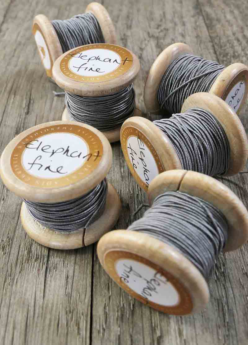 Very Fine Silk Gimp - Neutral Tones
