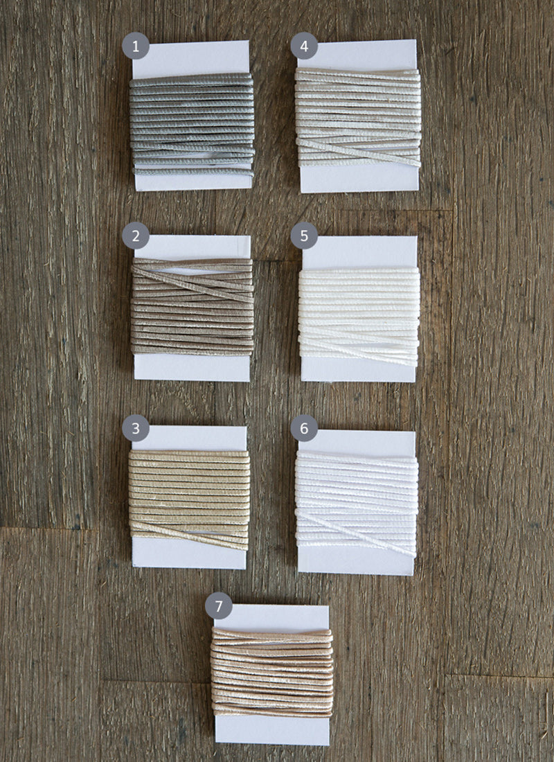 Fettuccini Ribbon - White and Cream