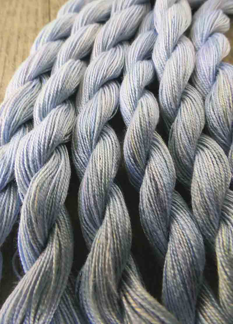 Oliver Twist Hand-Dyed Cotton Threads -  Blues