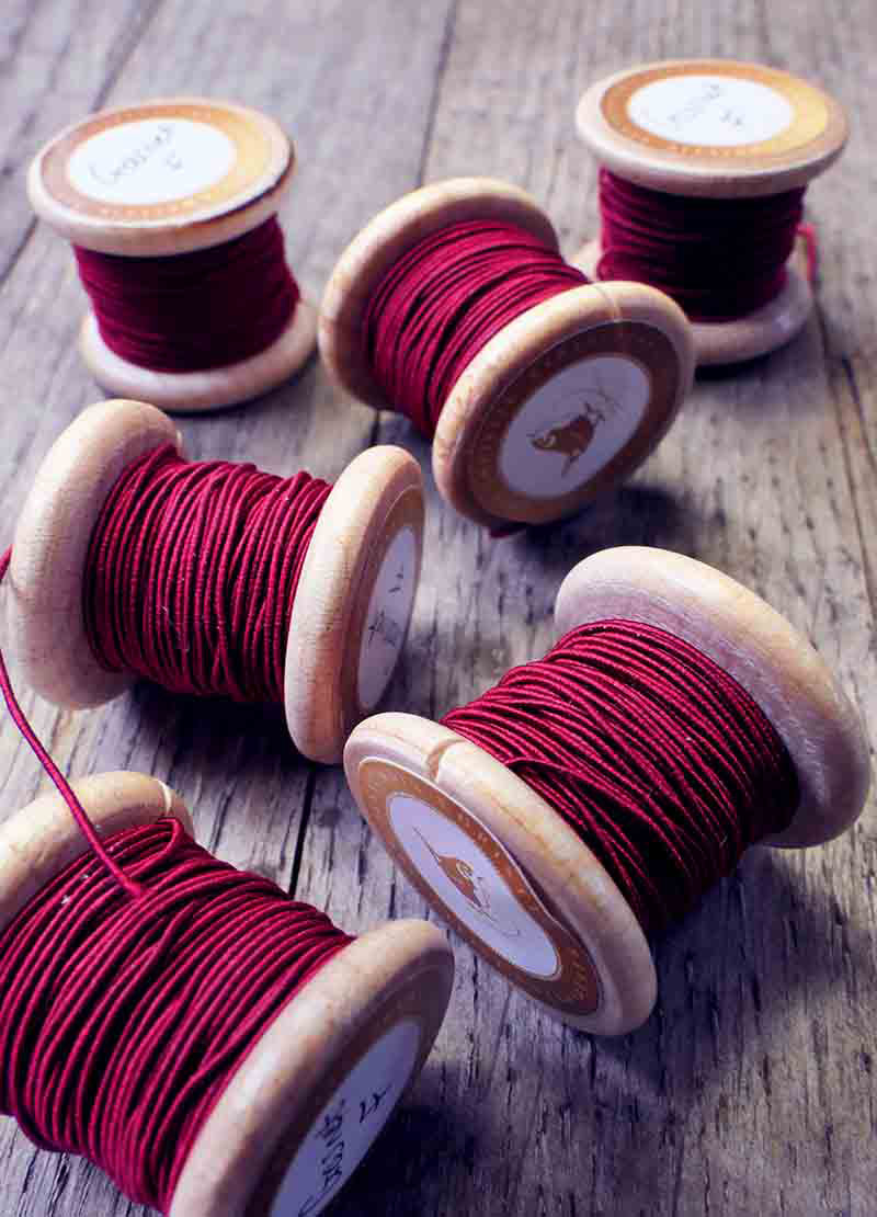 Fine Silk Gimp - Red, Pink and Orange Tones