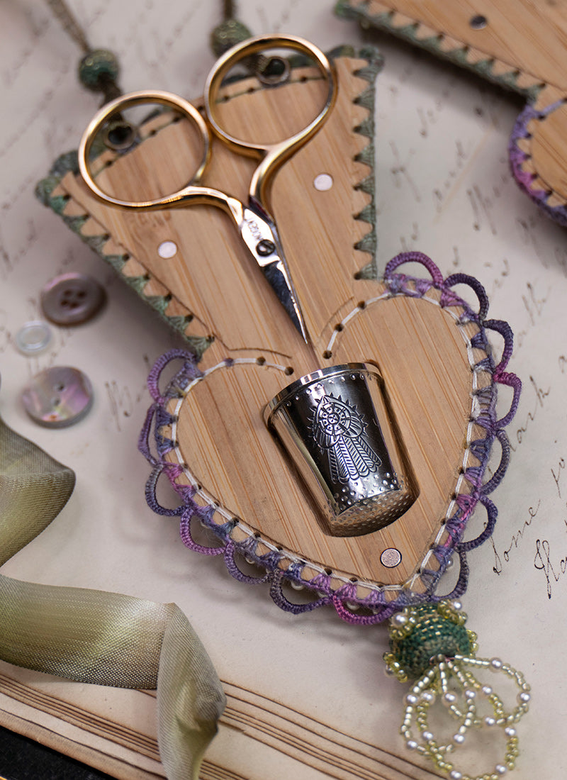 Hand-made Sterling Silver Thistle Thimble