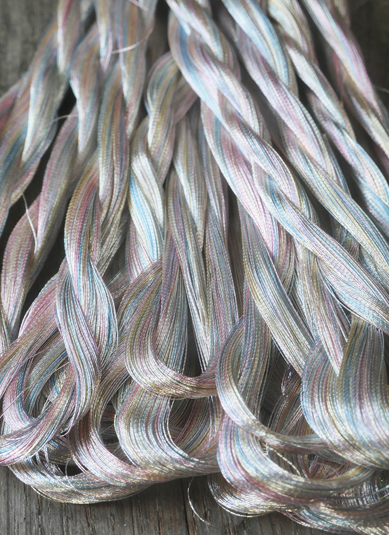 Superfine Iridescent Japanese Metallic Threads
