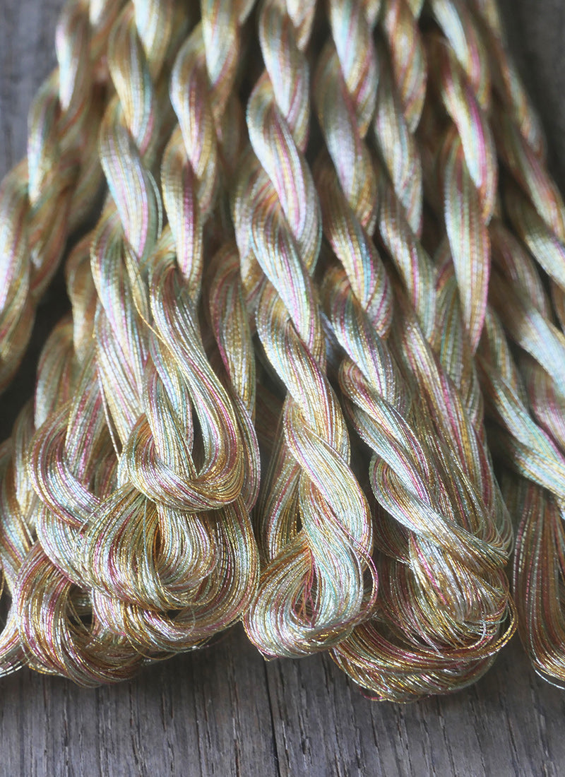 Superfine Iridescent Japanese Metallic Threads