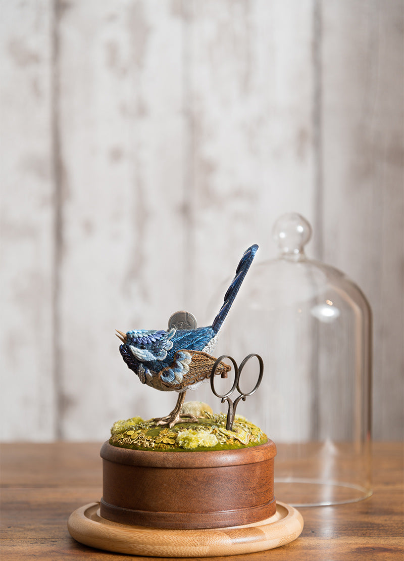 The Blue Wren Étui Embroidery Kit