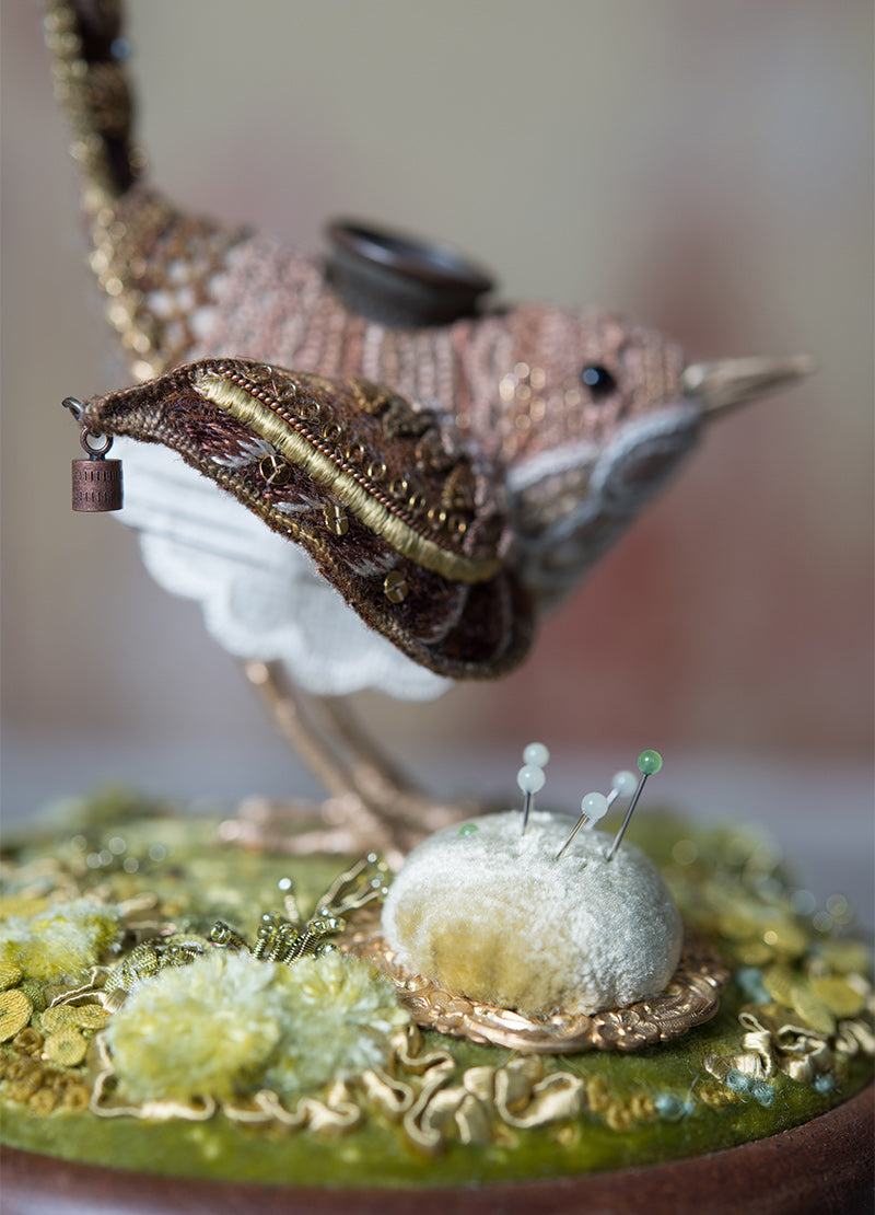 The Brown Wren Étui Embroidery Kit
