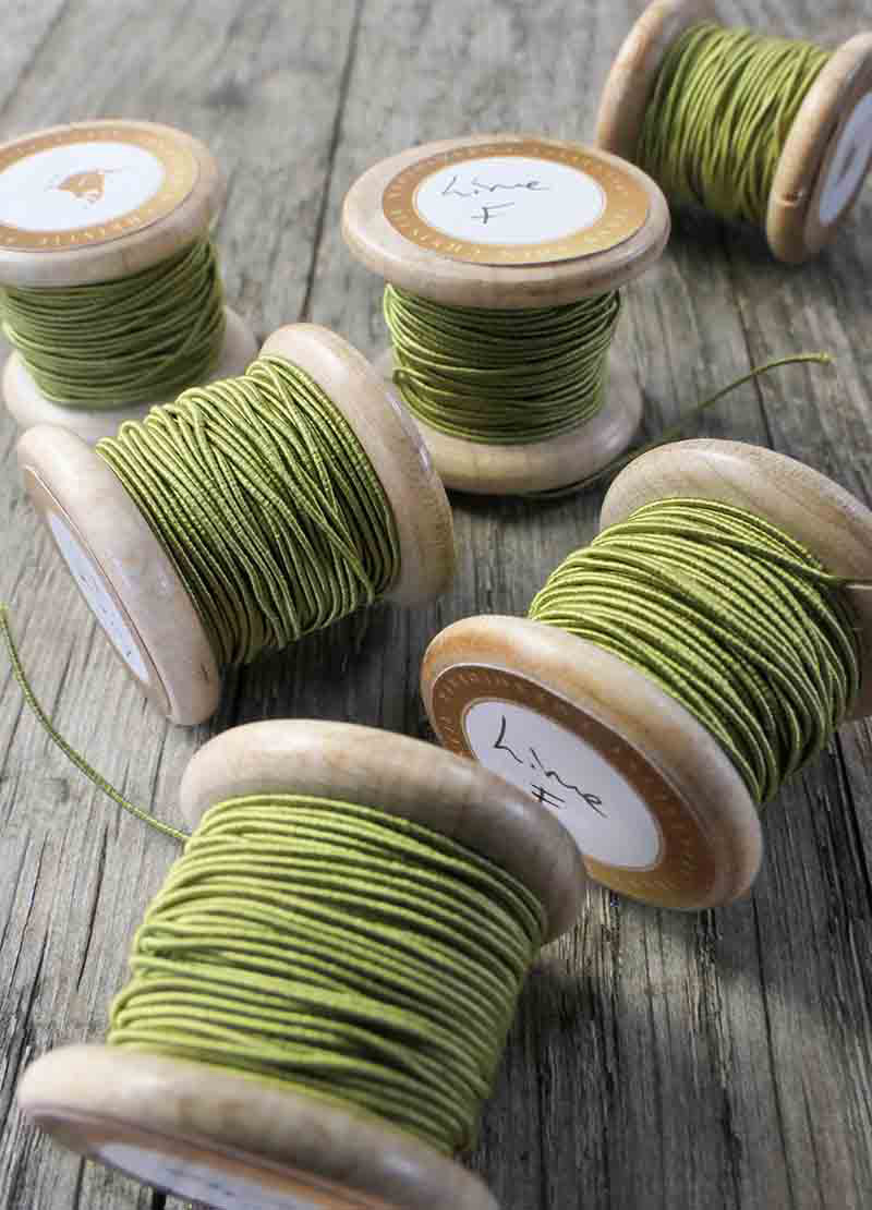 Fine Silk Gimp - Green Tones