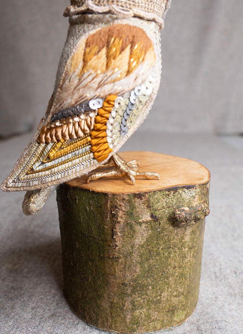 Wooden Plinth for Parham Owl Étui