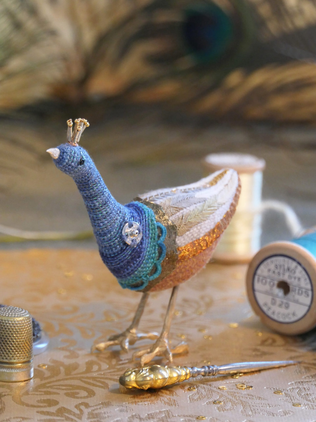 Waitlist for Peacock Étui Embroidery Kit