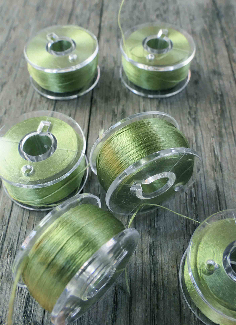 Fine Silk Floss - Green Tones