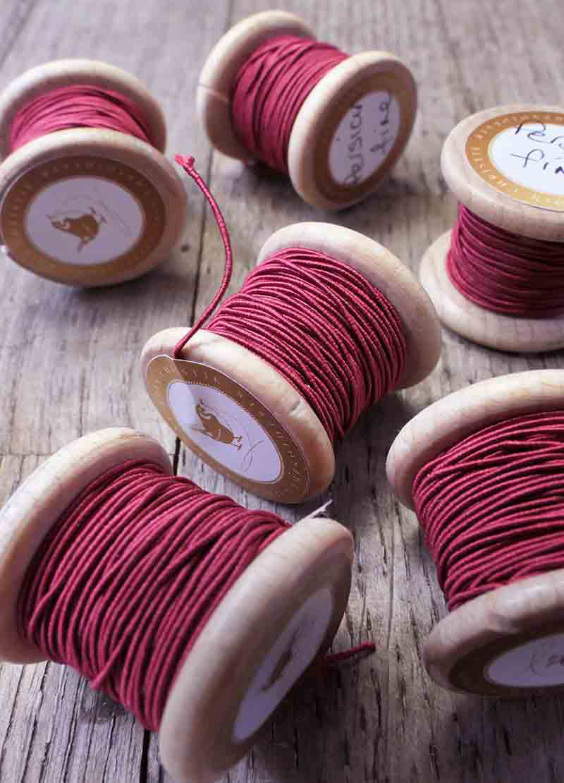 Fine Silk Gimp - Red, Pink and Orange Tones