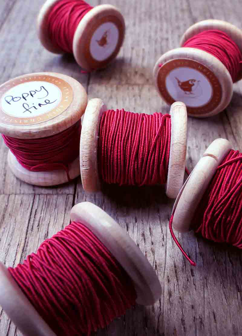 Fine Silk Gimp - Red, Pink and Orange Tones