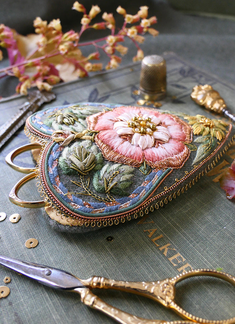 Pugin Scissor Case Embroidery Kit