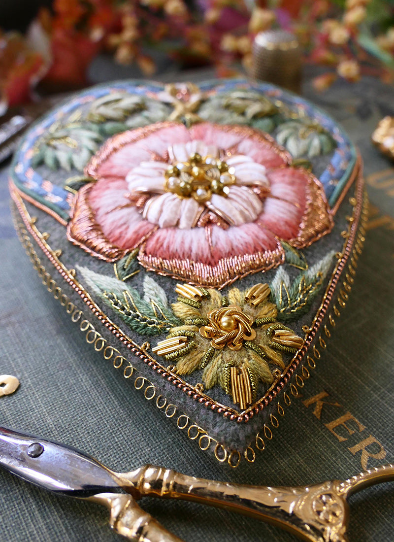 Waitlist for Pugin Scissor Case Embroidery Kit