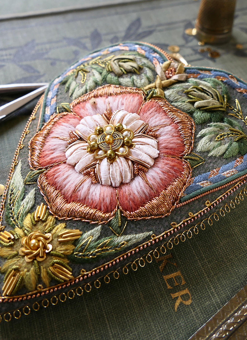 Waitlist for Pugin Scissor Case Embroidery Kit