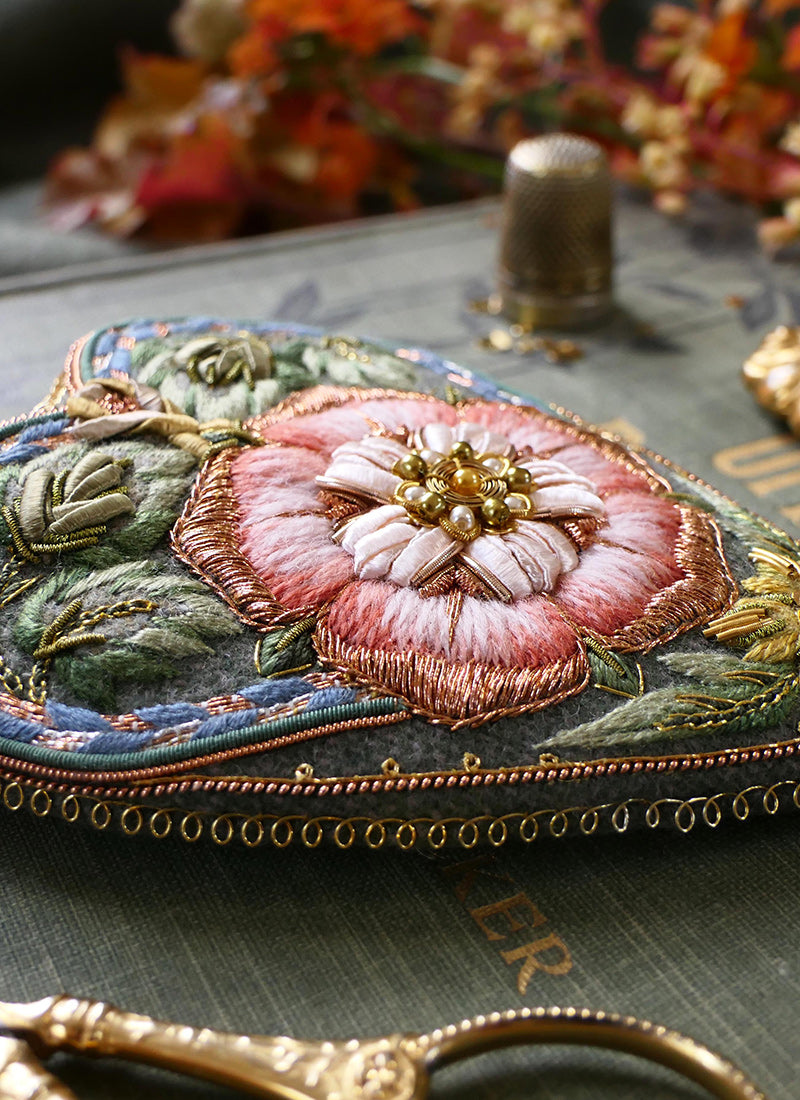 Waitlist for Pugin Scissor Case Embroidery Kit