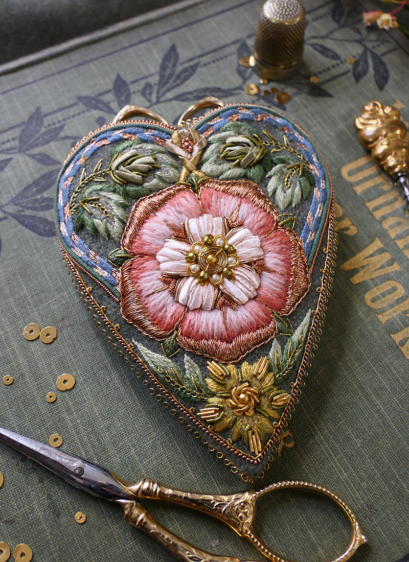 Waitlist for Pugin Scissor Case Embroidery Kit