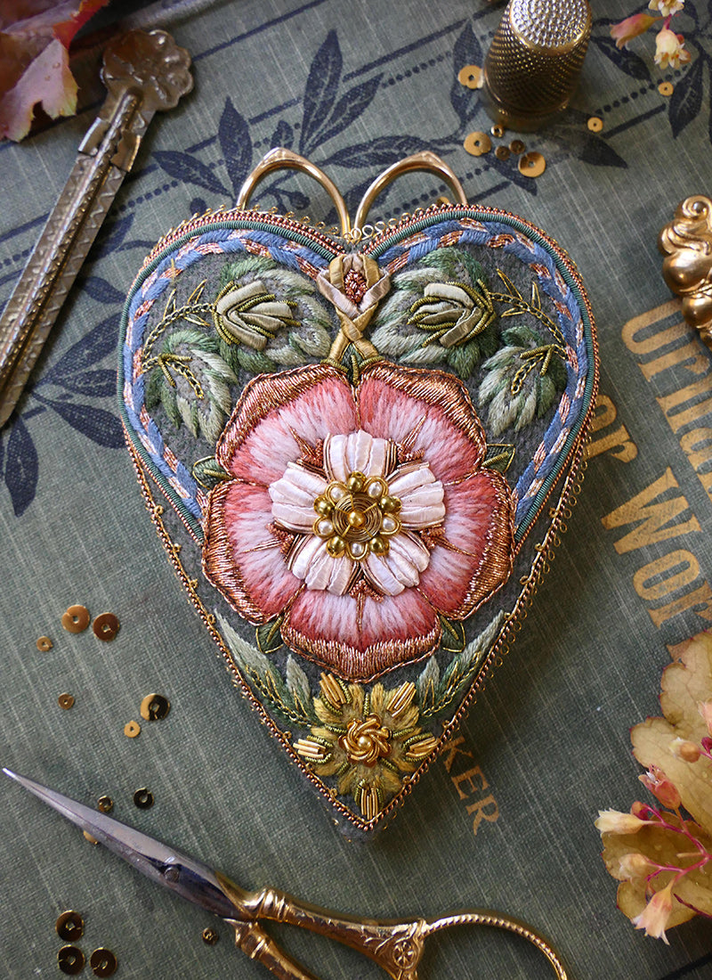 Waitlist for Pugin Scissor Case Embroidery Kit