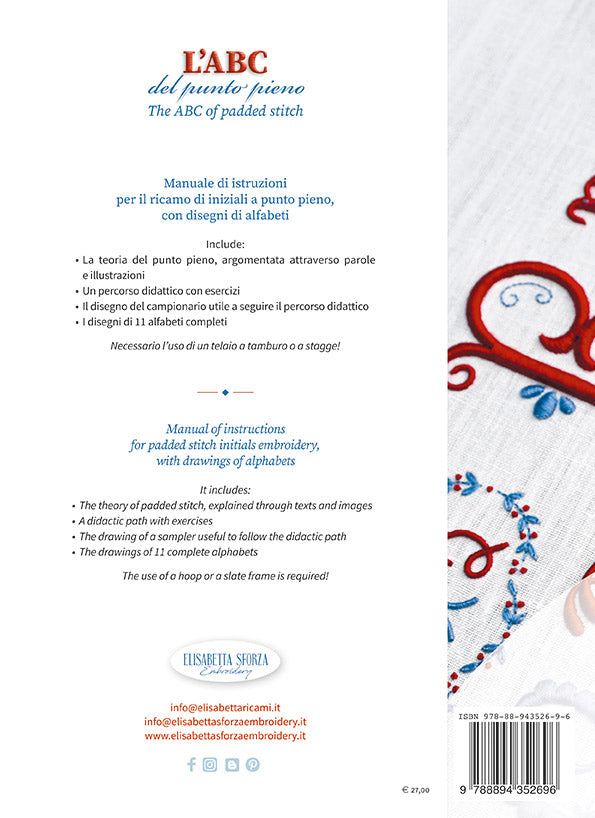 Elisabetta Sforza's The ABC of Padded Stitch
