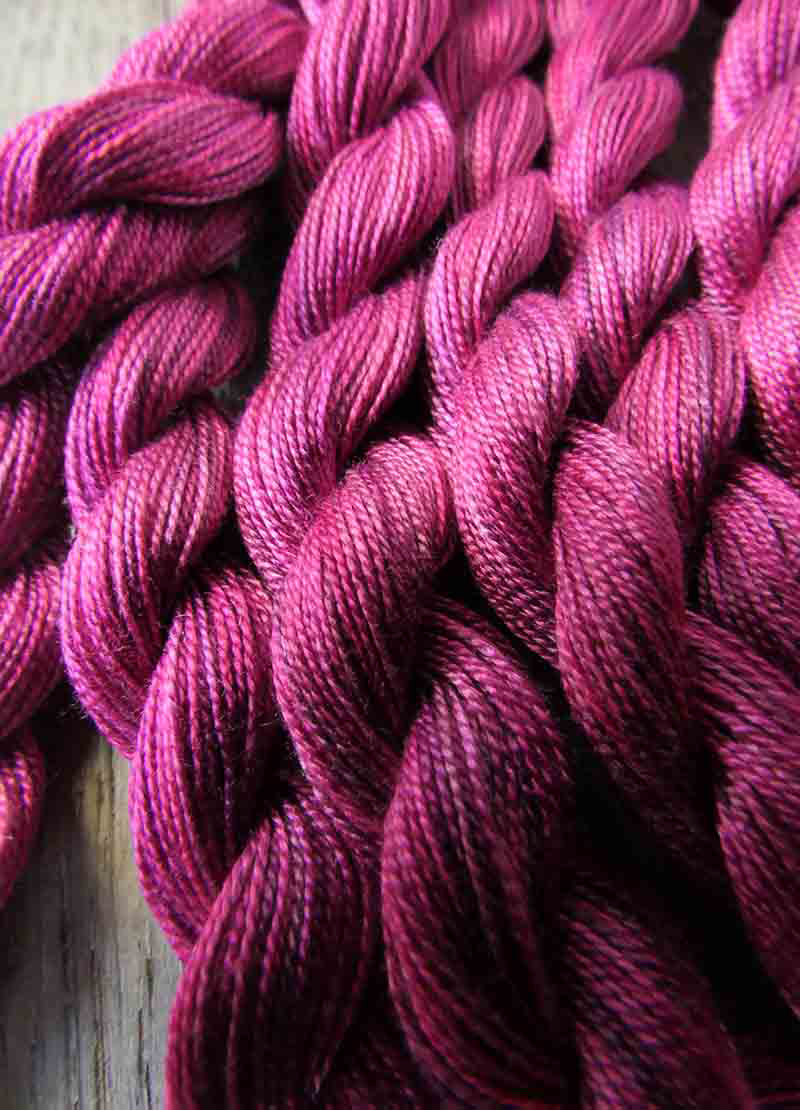 Oliver Twist Hand-Dyed Cotton Threads - Pinky-Purples