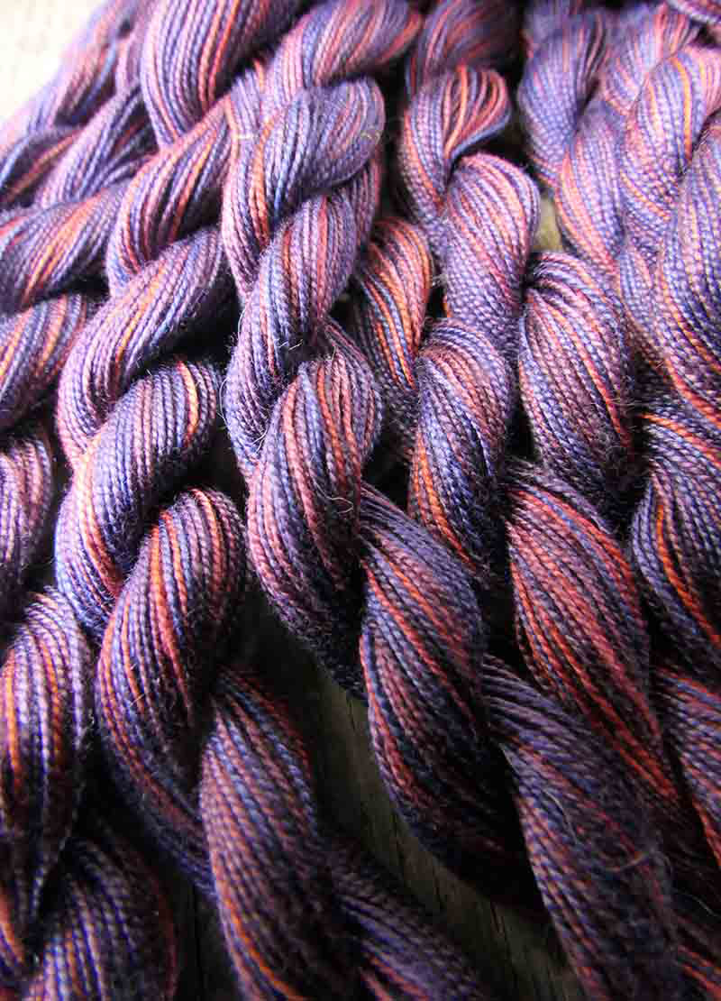 Oliver Twist Hand-Dyed Cotton Threads - Pinky-Purples