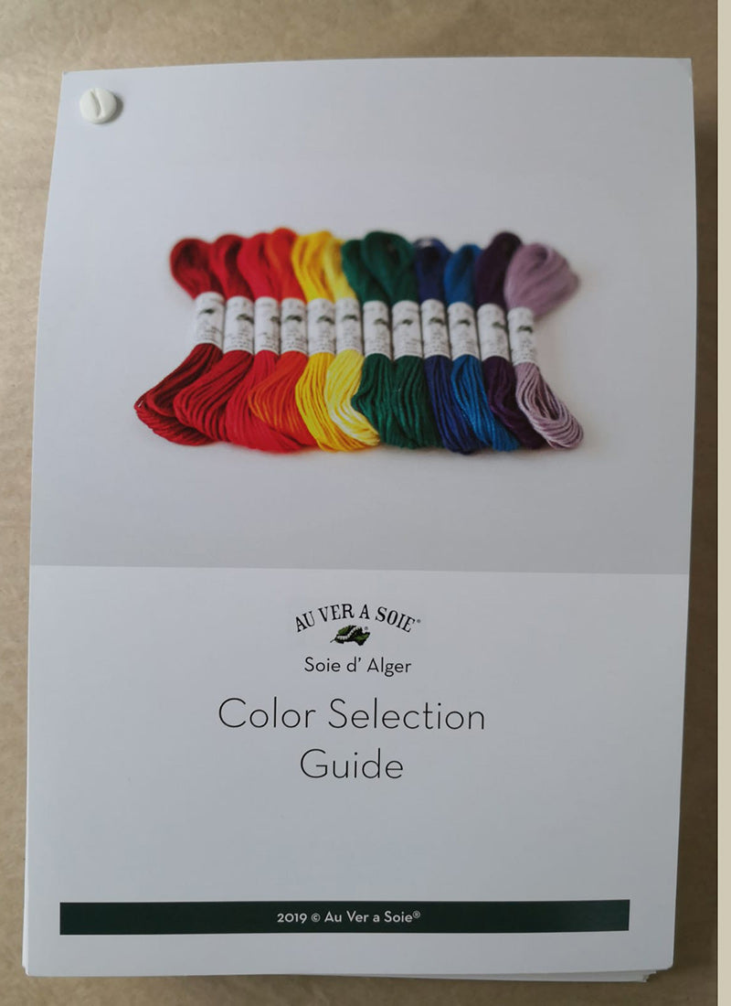 Shade Card of Soie d'Alger threads