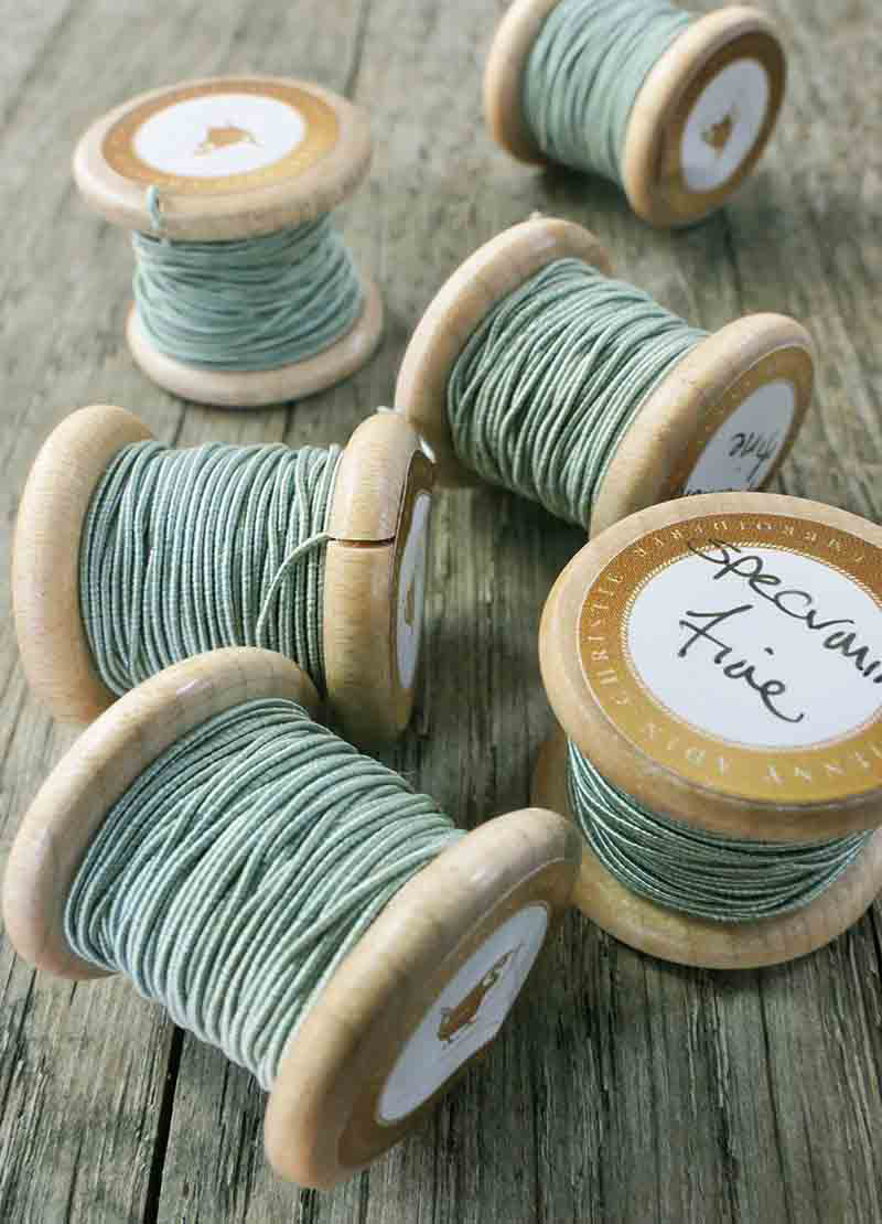 Very Fine Silk Gimp - Green Tones